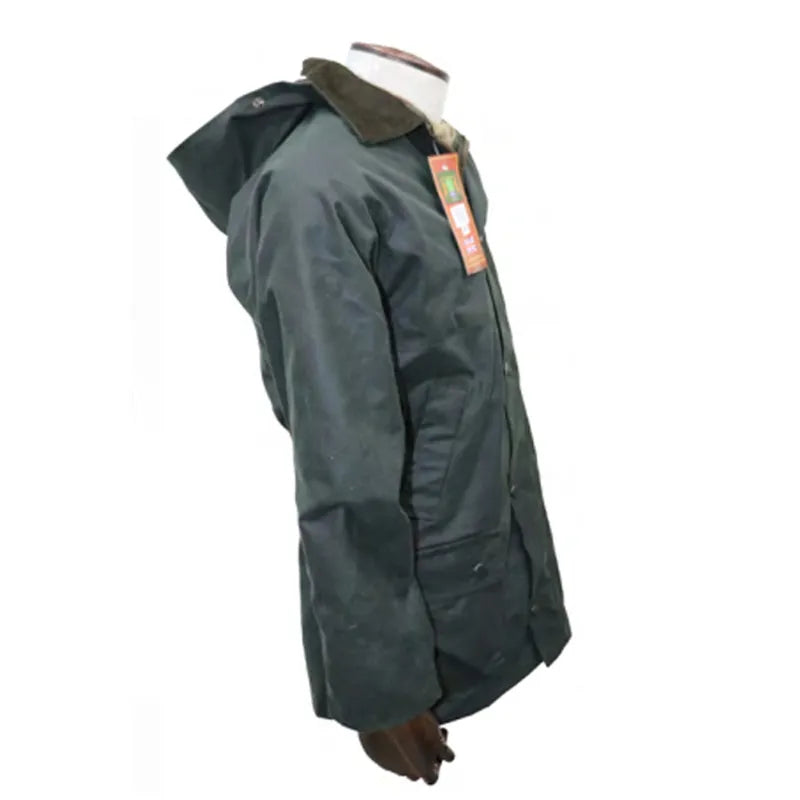 Hunter Outdoor Kids Bolton Wax Jacket - Green