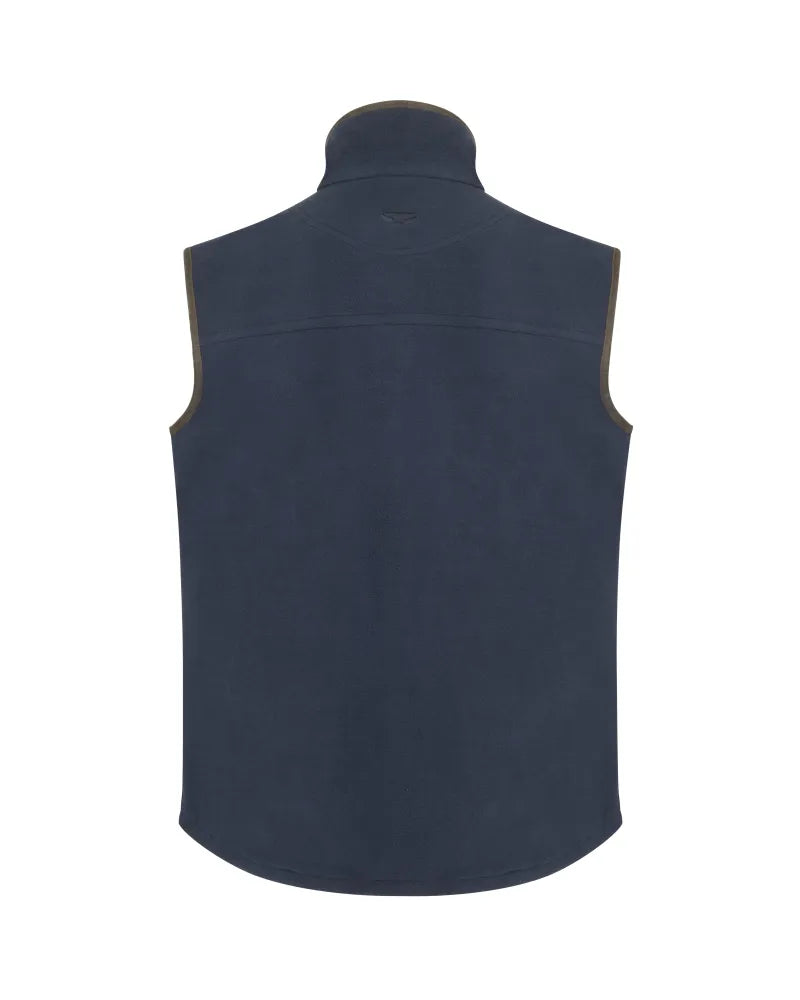 Hoggs of Fife Mens Woodhall Fleece Gilet - Navy