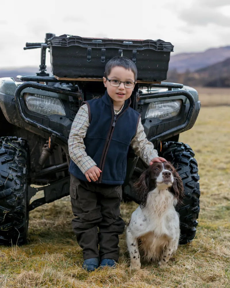 Hoggs of Fife Junior Struther Waterproof Trousers - Green