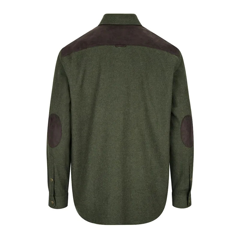 Hoggs of Fife Mens Dunvegan Flannel Shirt - Loden