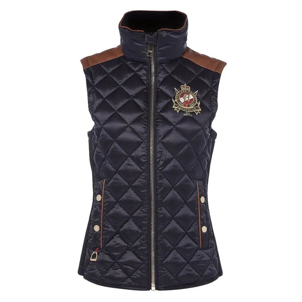 Holland Cooper Classic Diamond Quilt Gilet - Ink Navy