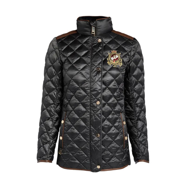 Holland Cooper Classic Diamond Quilt Jacket - Khaki