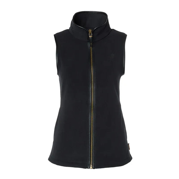 Holland Cooper Country Fleece Gilet - Black