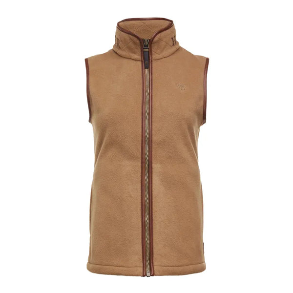 Holland Cooper Country Fleece Gilet - Coffee