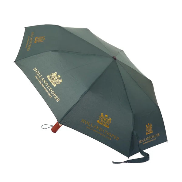 Holland Cooper Mini Umbrella - Green