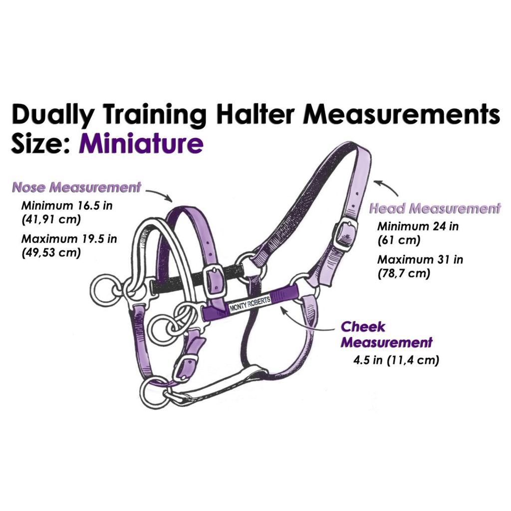 Monty Roberts Dually Halter - Mini