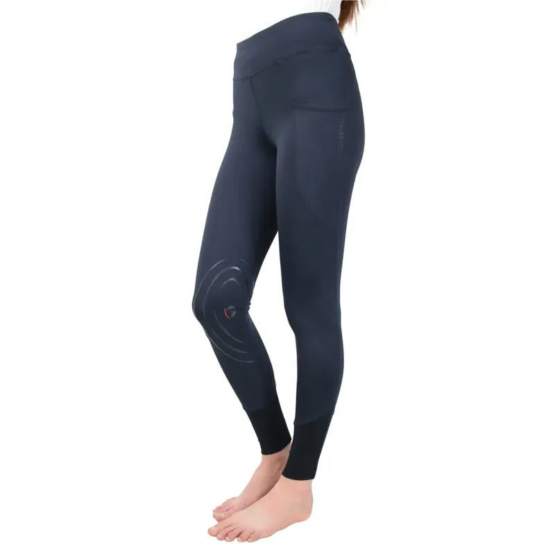 Hy Equestrian Children's Selah Competition Riding Tights - Navy