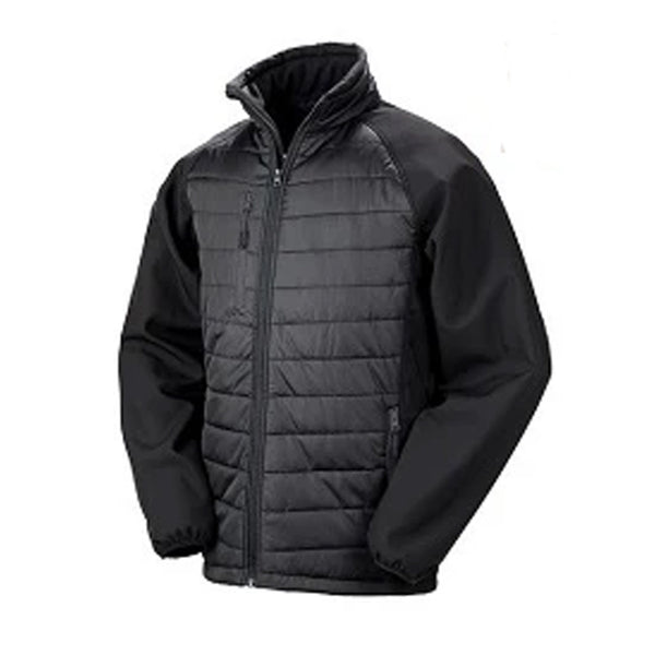 Hunter Outdoor Hybrid Quilted/Softshell Jacket - Black