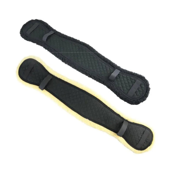 Hy Equestrian Girth Cover - Black/ Natural