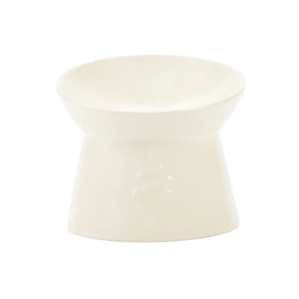 Scruffs Icon Raised Cat Feeder Bowl - Cream