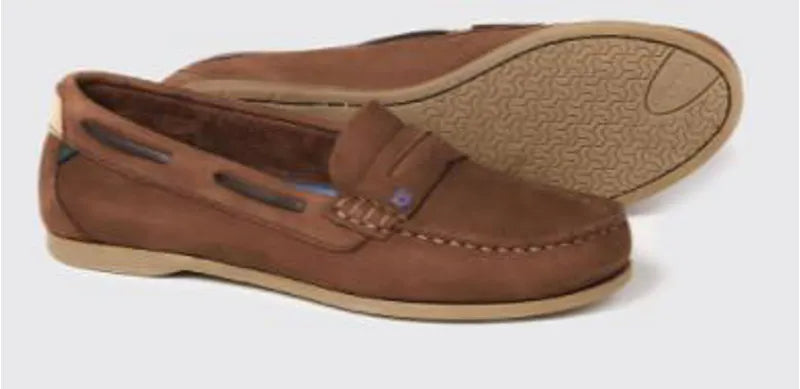 Dubarry Ladies Belize Deck Shoe - Cafe
