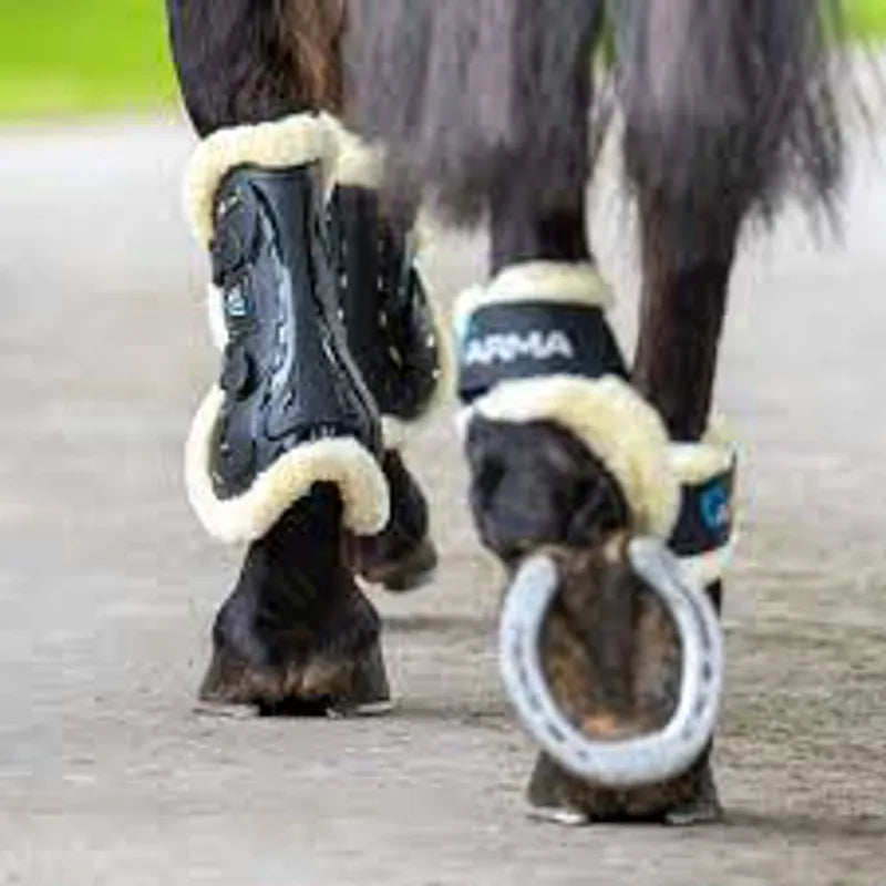 ARMA Carbon SupaFleece Tendon Boots - Black