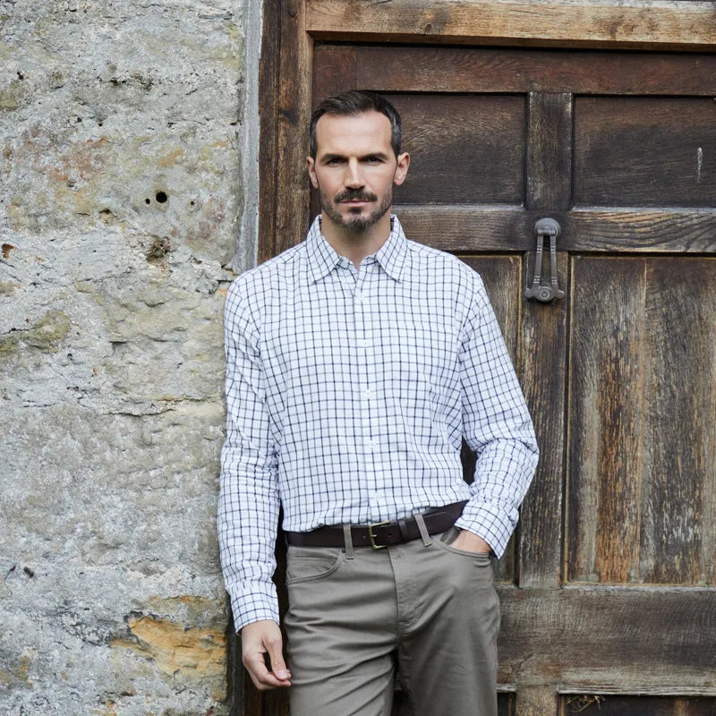 Ridgeline Mens Sedgebrook Shirt - Navy/Storm