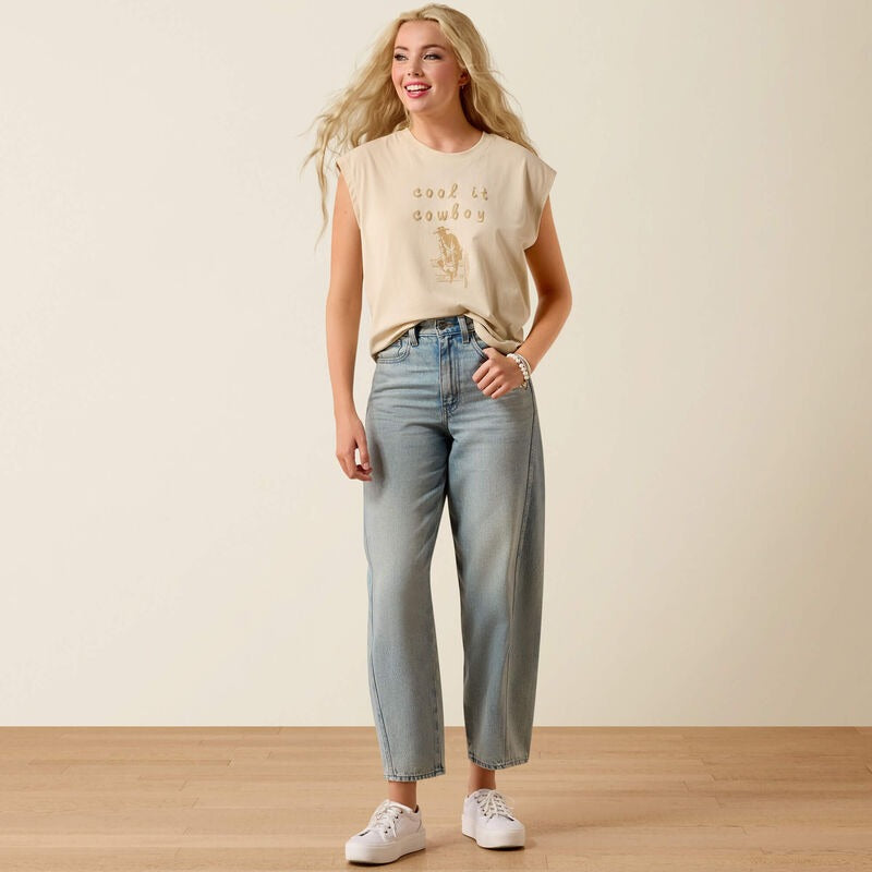 Ariat Ladies Cool It T-Shirt - Oyster Grey