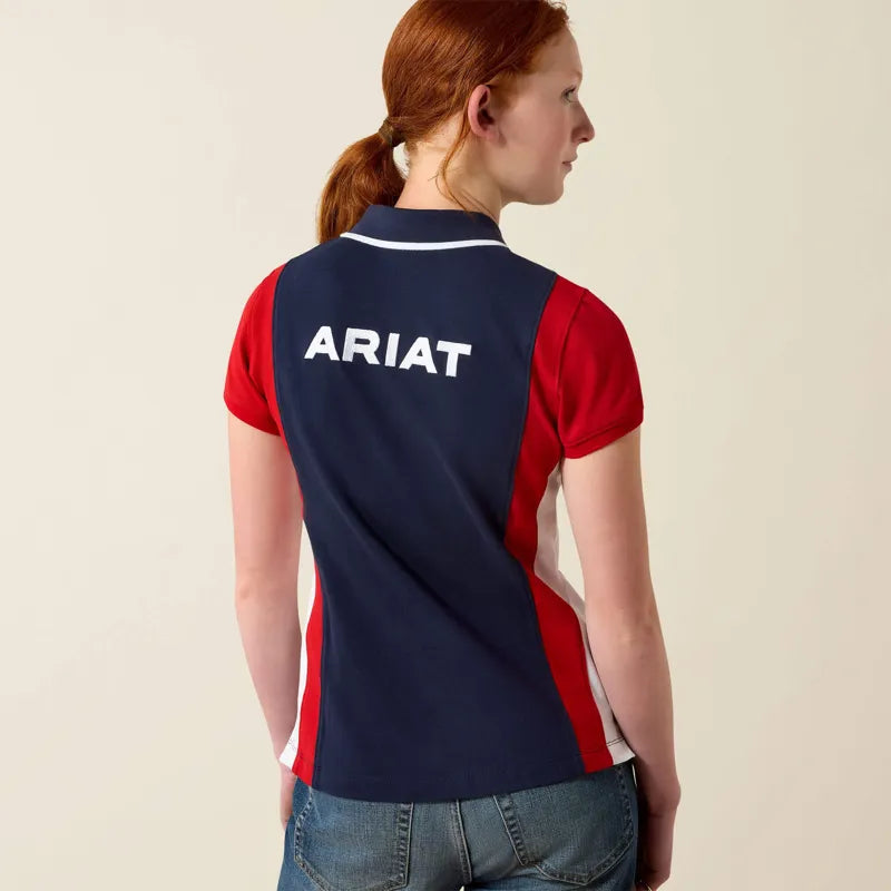 Ariat Youth Taryn Polo Shirt - Team Navy
