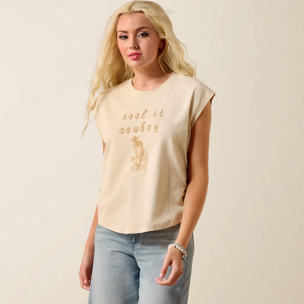 Ariat Ladies Cool It T-Shirt - Oyster Grey