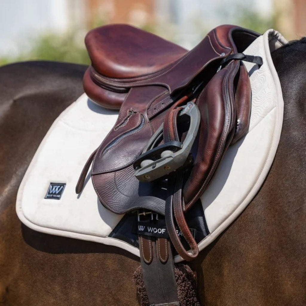 Woof Wear Elite Comfort Close Contact Saddle Pad - Stone