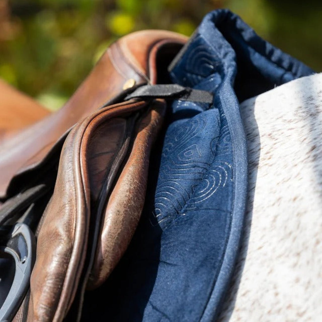 Woof Wear Elite Comfort Plus Close Contact Saddle Pad - Navy