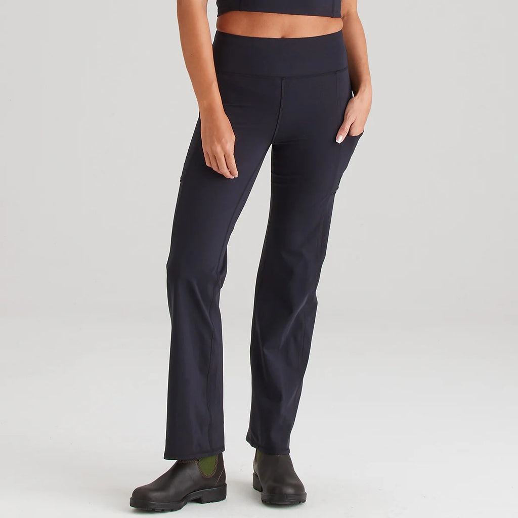 Ridgeline Ladies Infinity Straight Leg Leggings - Black