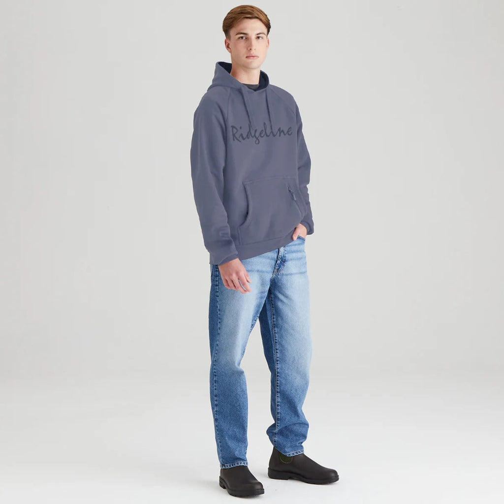 Ridgeline Mens Signature Hoodie - Storm