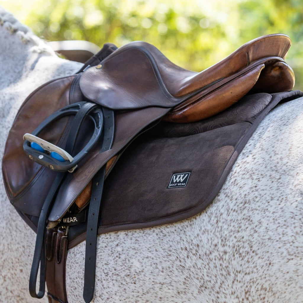 Woof Wear Elite Comfort Plus Close Contact Saddle Pad - Chocolate