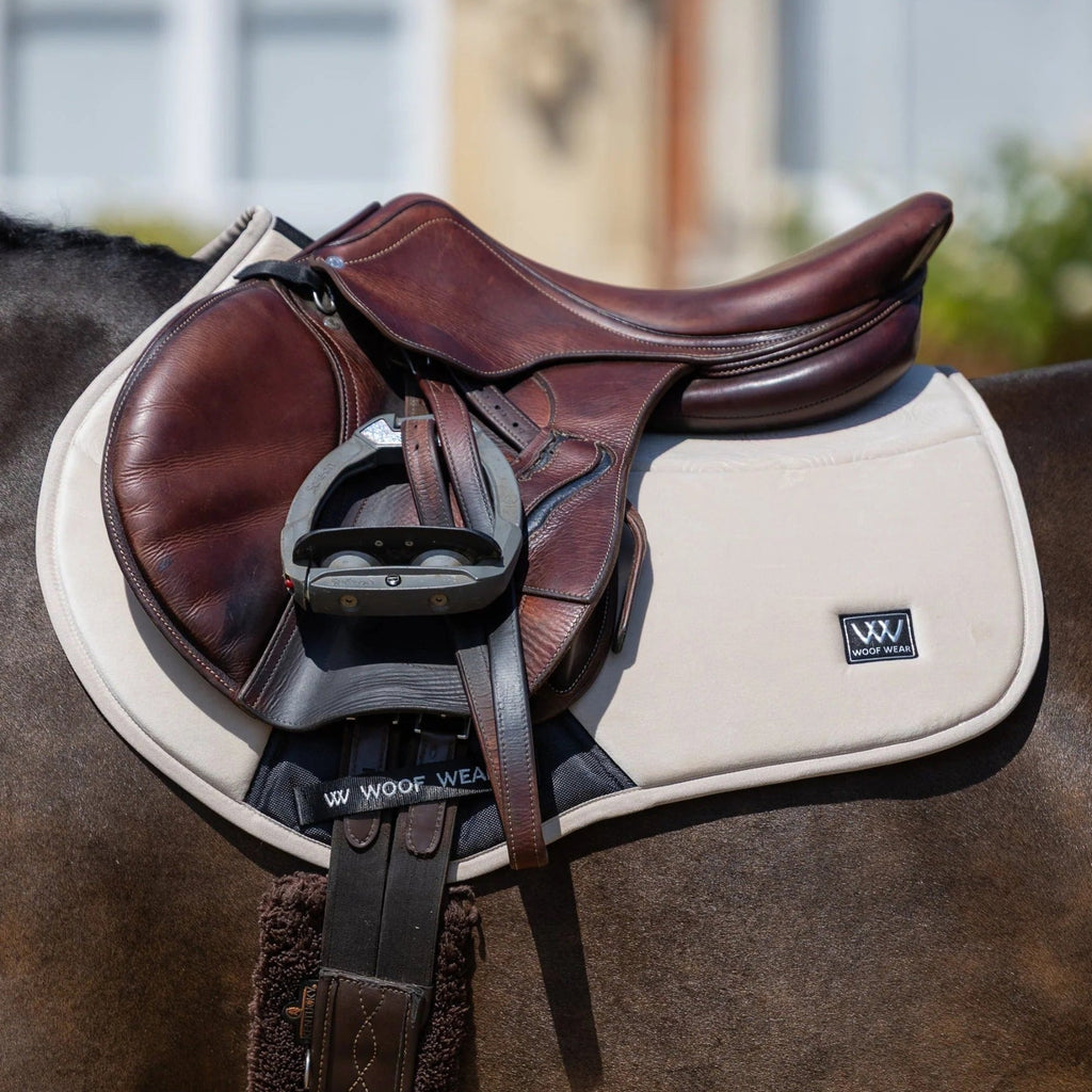 Woof Wear Elite Comfort Close Contact Saddle Pad - Stone