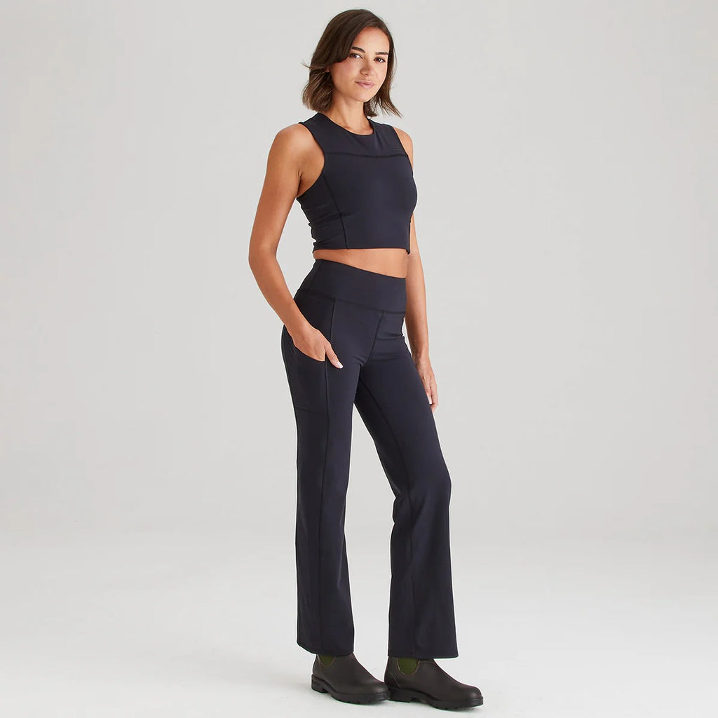 Ridgeline Ladies Infinity Straight Leg Leggings - Black
