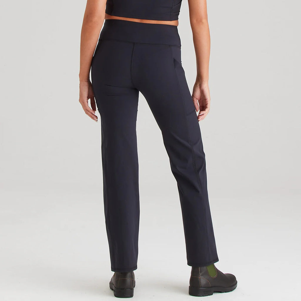 Ridgeline Ladies Infinity Straight Leg Leggings - Black
