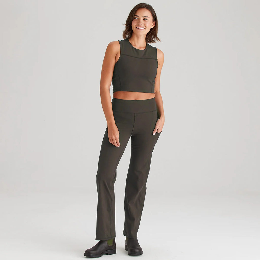 Ridgeline Ladies Infinity Straight Leg Leggings - Deep Forest