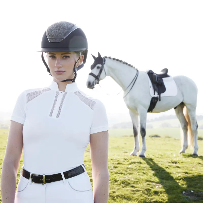 LeMieux Camille Short Sleeve Show Shirt - White