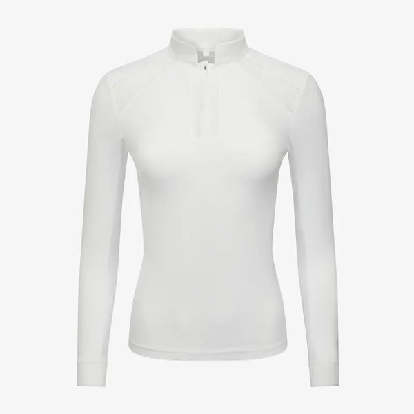 LeMieux Camille Long Sleeve Show Shirt - White