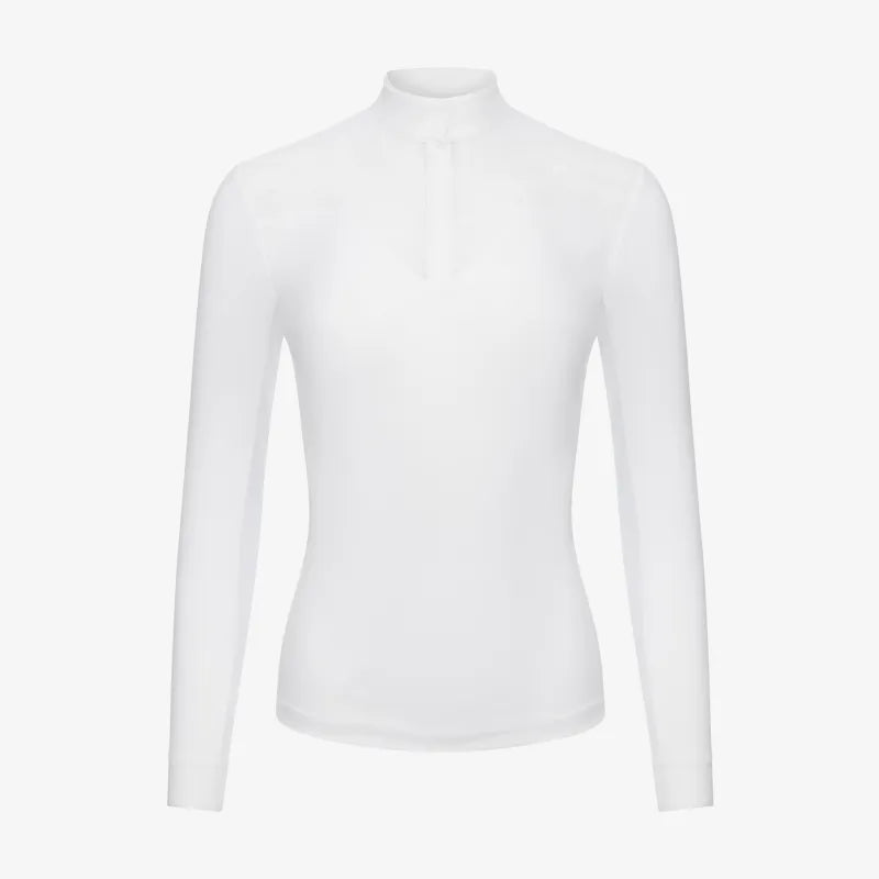 LeMieux Emily Long Sleeve Show Shirt - White