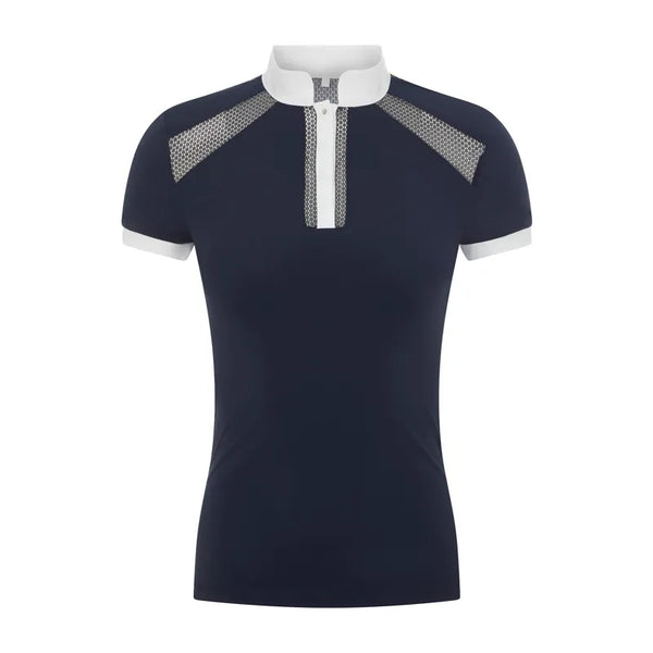 LeMieux Camille Short Sleeve Show Shirt - Navy