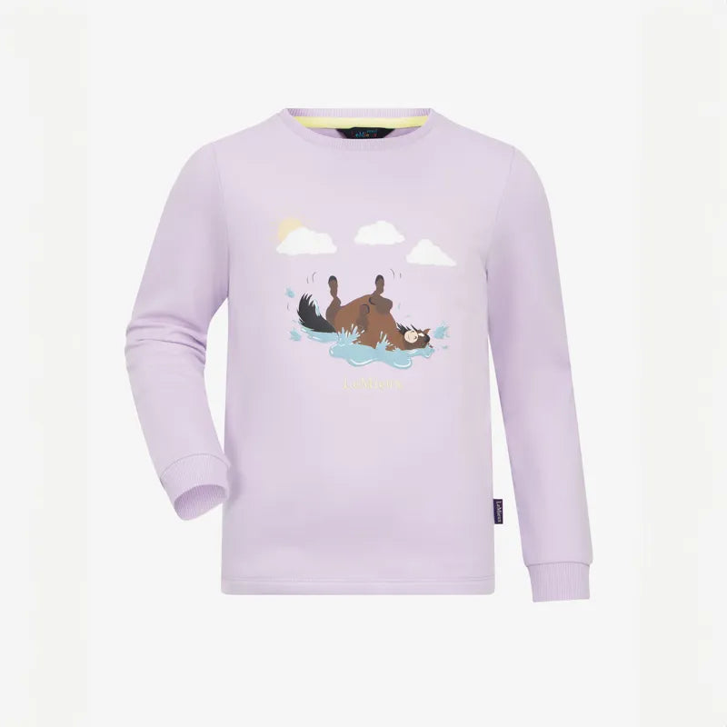 LeMieux Mini Poppy Long Sleeve Top - Lilac