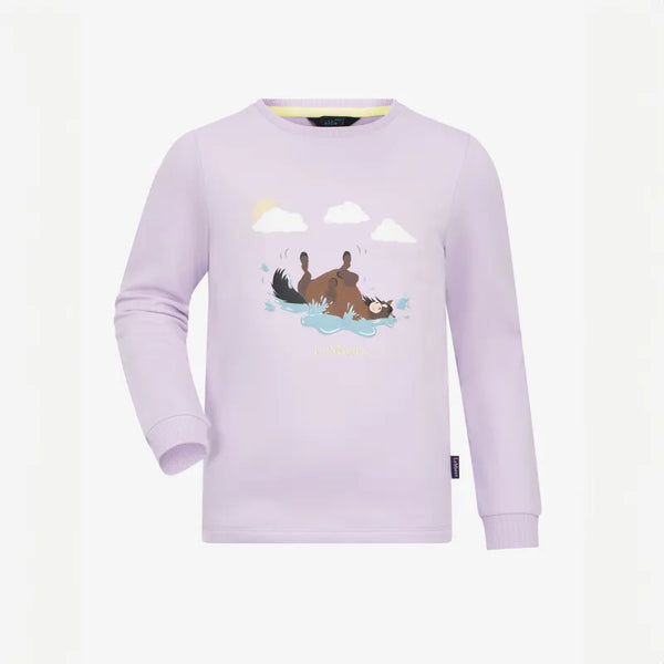 LeMieux Mini Poppy Long Sleeve Top - Lilac