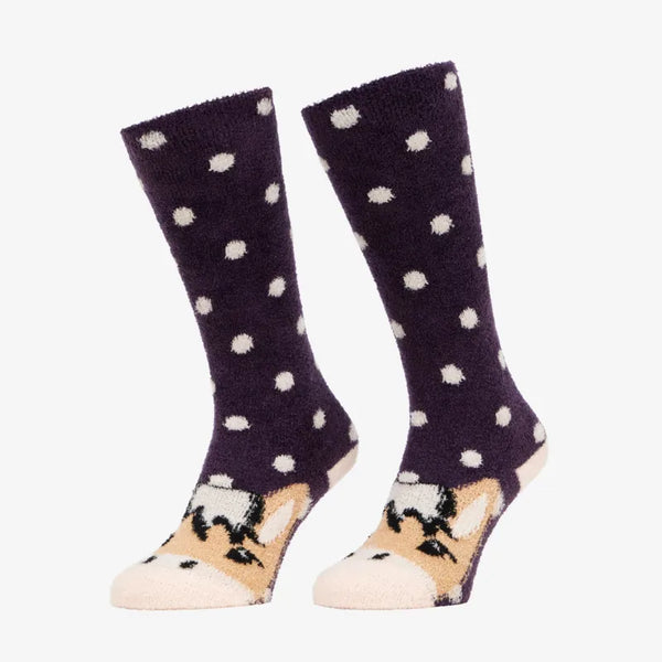 LeMiuex Fluffy Character Socks - Fjord