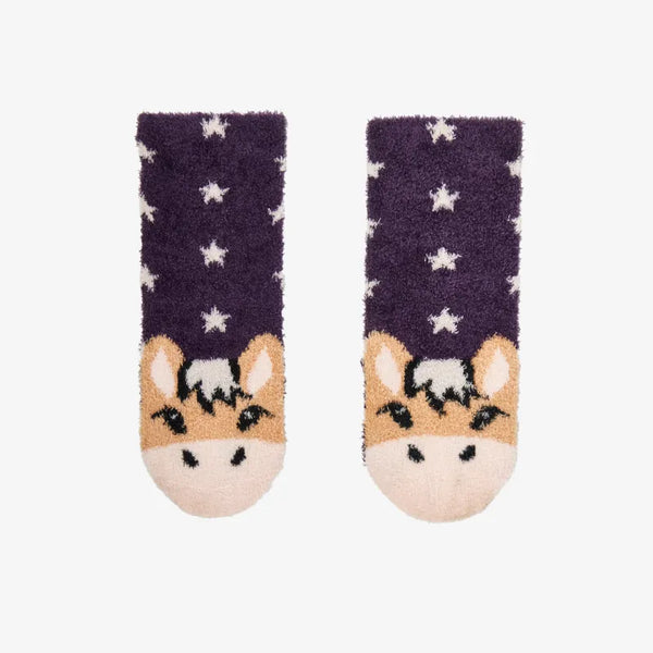LeMieux Mini Fluffy Character Socks - Juniper
