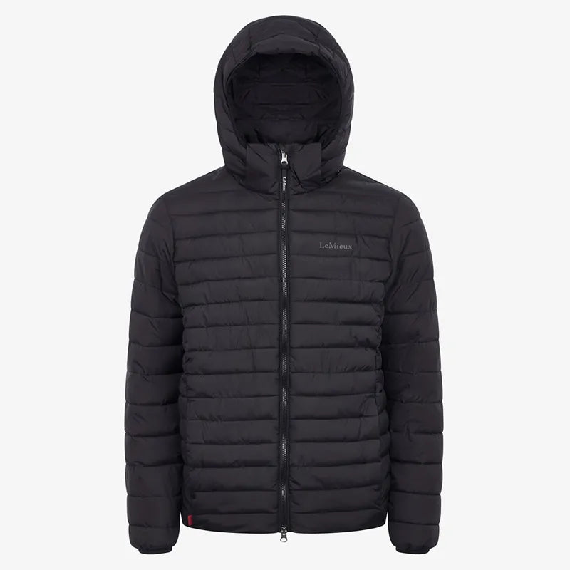 LeMieux Mens Hooded Puffer Jacket - Black