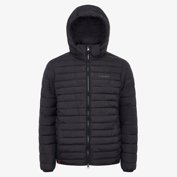 LeMieux Mens Hooded Puffer Jacket - Black