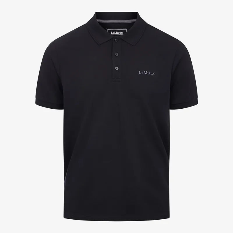 LeMieux Mens Classique Polo Shirt - Black
