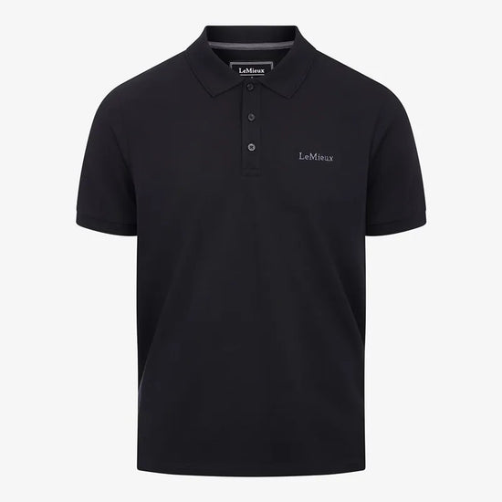 LeMieux Mens Classique Polo Shirt - Black