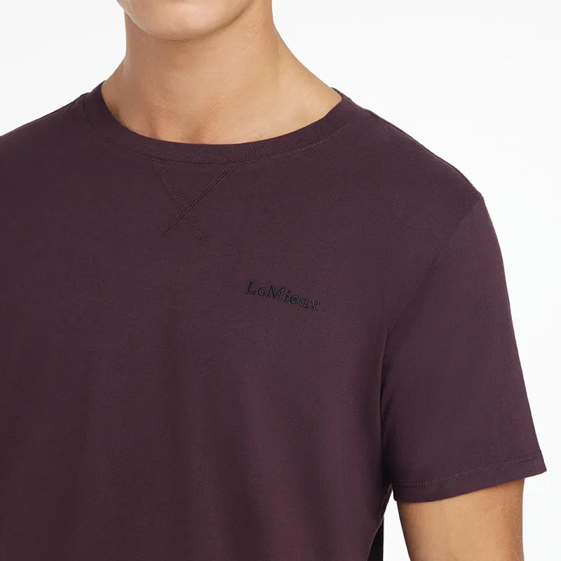 LeMieux Mens T-Shirt - Damson
