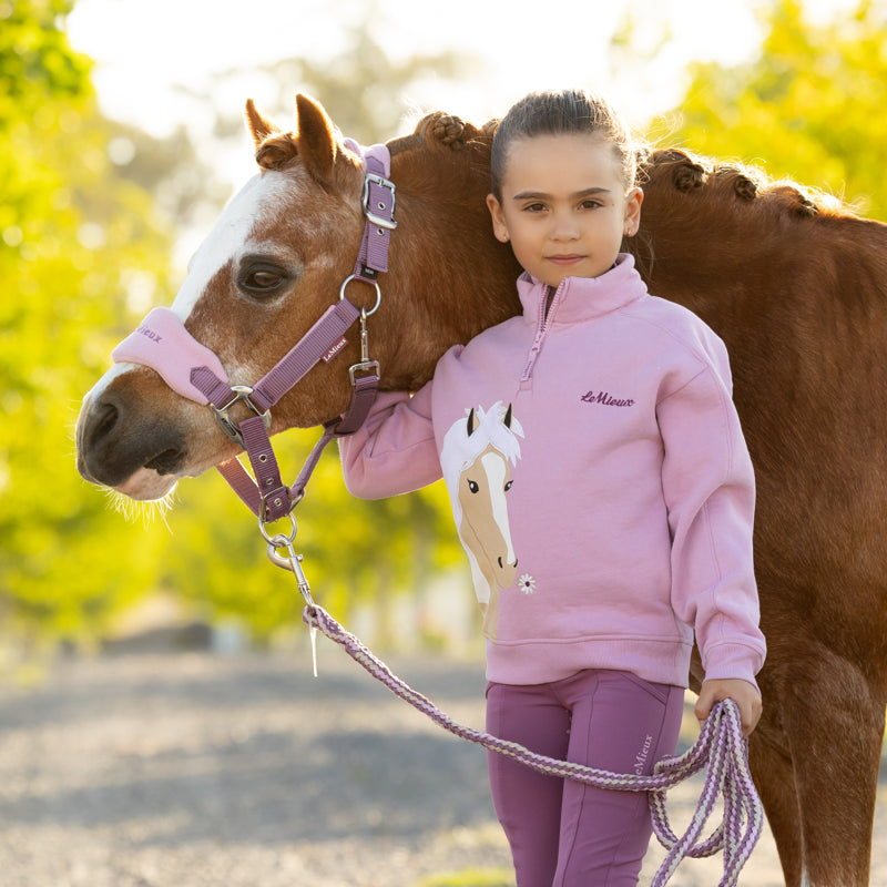 LeMieux Mini Vogue Headcollar and Leadrope - Mallow