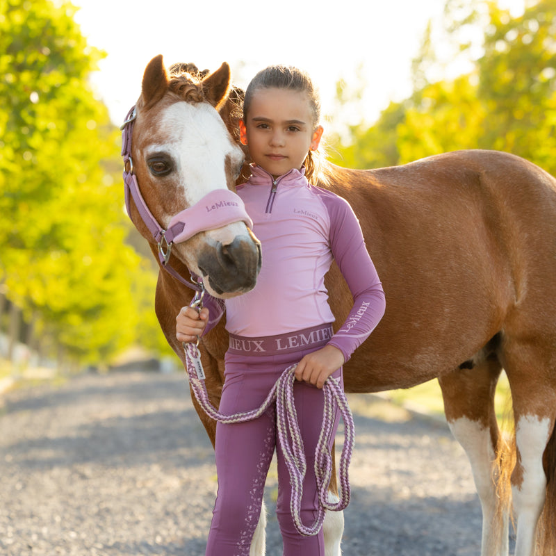 LeMieux Mini Vogue Headcollar and Leadrope - Mallow