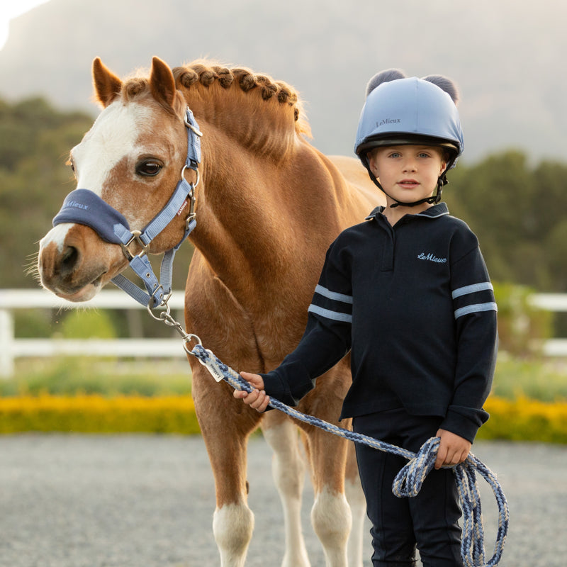 LeMieux Mini Vogue Headcollar and Leadrope - Powder Blue