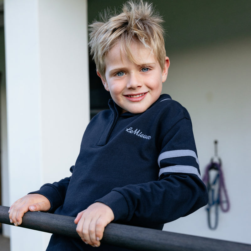 LeMieux Mini Robbie Rugby Shirt - Navy