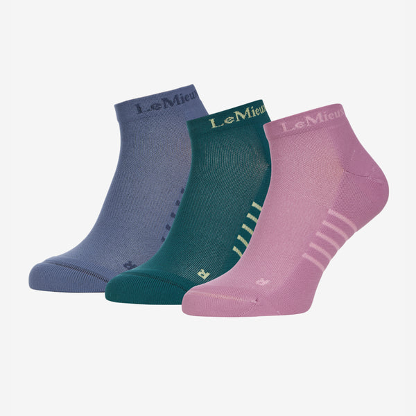 LeMieux Trainer Sock 3 Pack - Multi