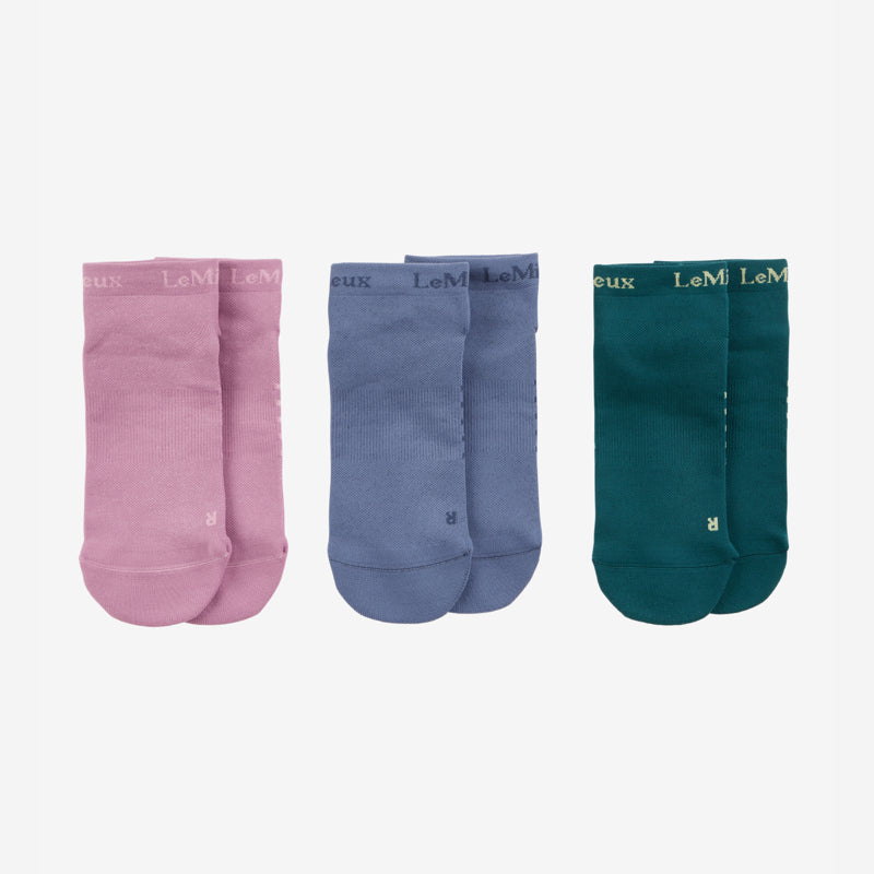 LeMieux Trainer Sock 3 Pack - Multi