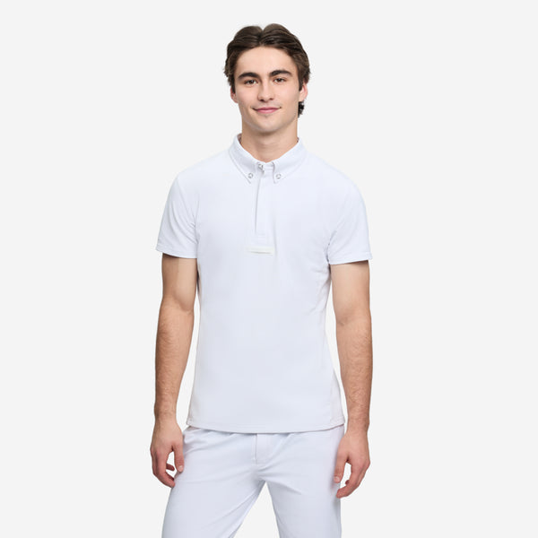 LeMieux Mens Short Sleeve Show Shirt - White