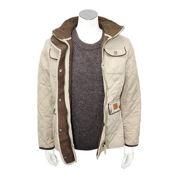 Hunter Outdoor Ladies Jayne Quilted Jacket - Tan